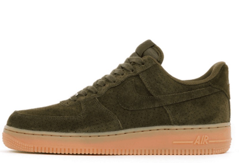 nike air force 1 mujer verde militar