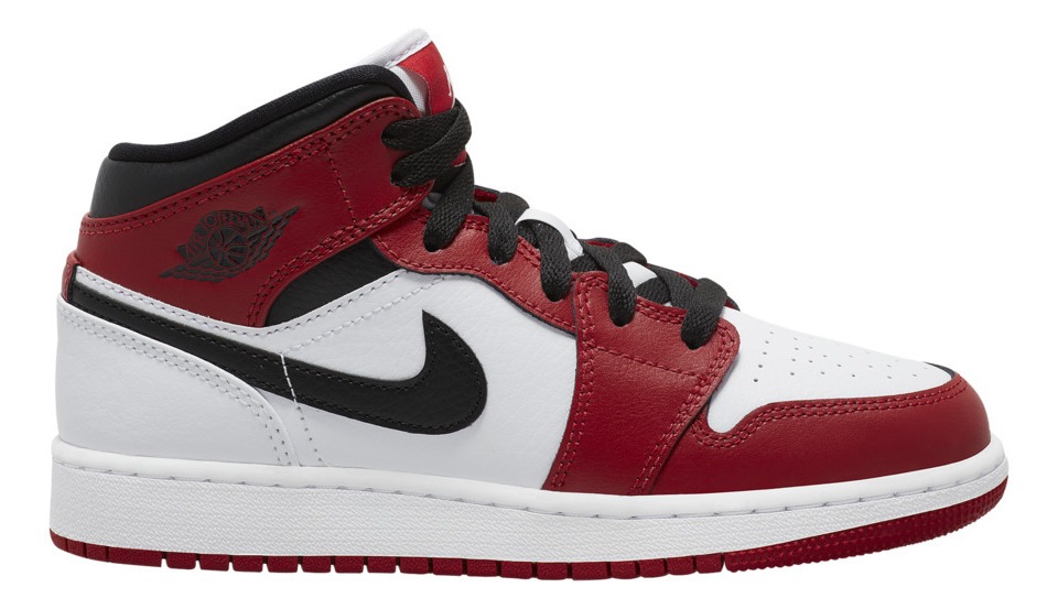 jordan 1 rojo blanco y negro