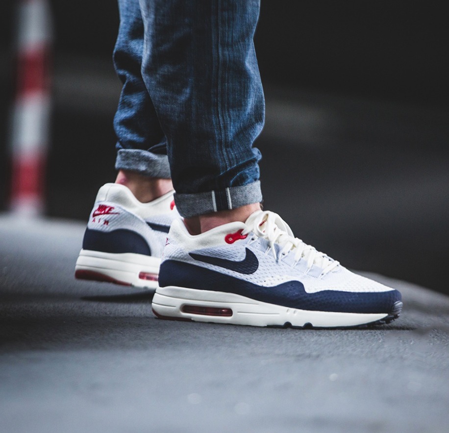 Nike Air Max 1 Ultra 2.0 Flyknit 875942 100 Tienda de la fábrica en línea Nike Air Max 1 Ultra Flyknit