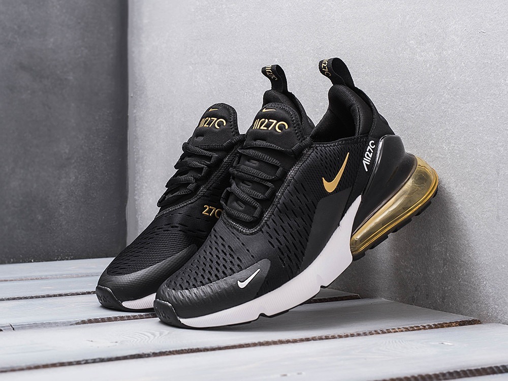 nike 270 negro con dorado