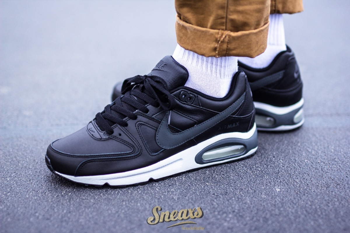 detalles de zapatillas nike air max command leather negro detalles de zapatillas nike air max command leather negro