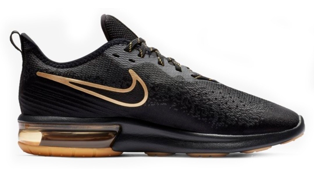 Nike Air Max Sequent 4 Negrodorado Caballero Nike Air Max Sequent 4 Negrodorado Caballero
