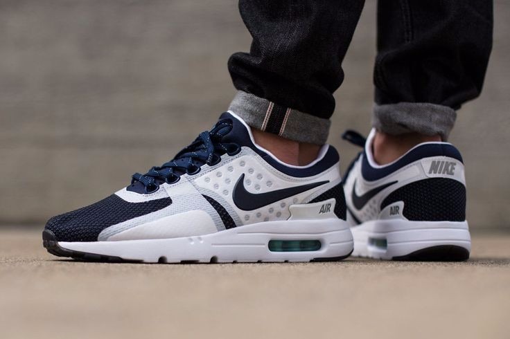 nike air max blancos con azul