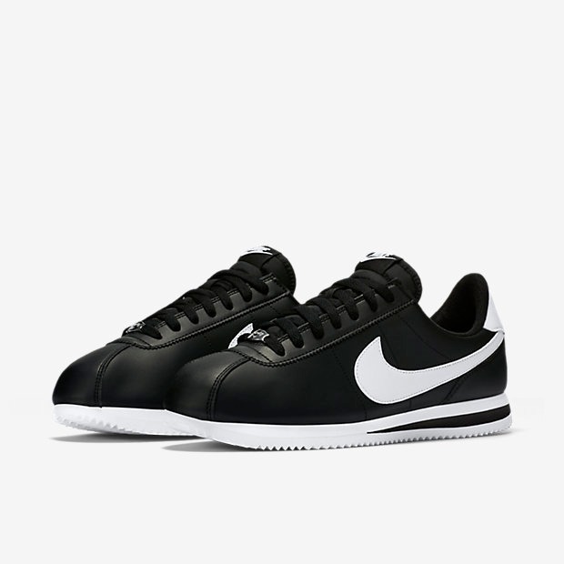 nike cortez blanco con negro