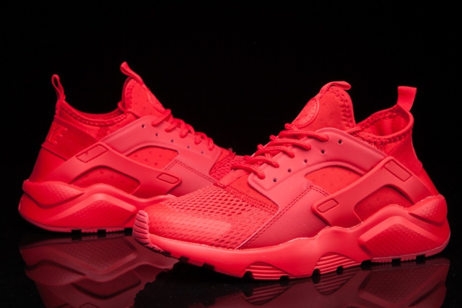 nike huarache rojos mujer