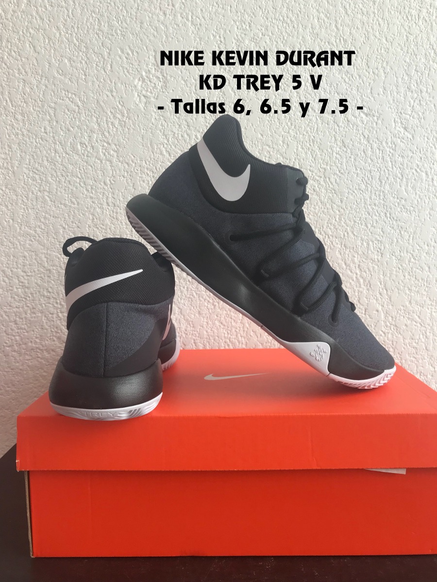 Nike Kevin Durant- Kd Trey 5 V Negros. #7.5 - $ 1,650.00 en Mercado Libre