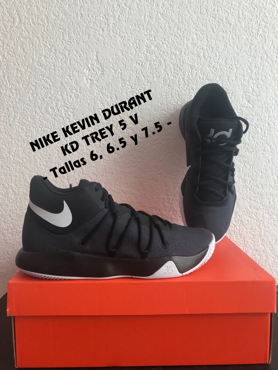 Nike Kevin Durant- Kd Trey 5 V Negros. #7.5 - $ 1,650.00 en Mercado Libre
