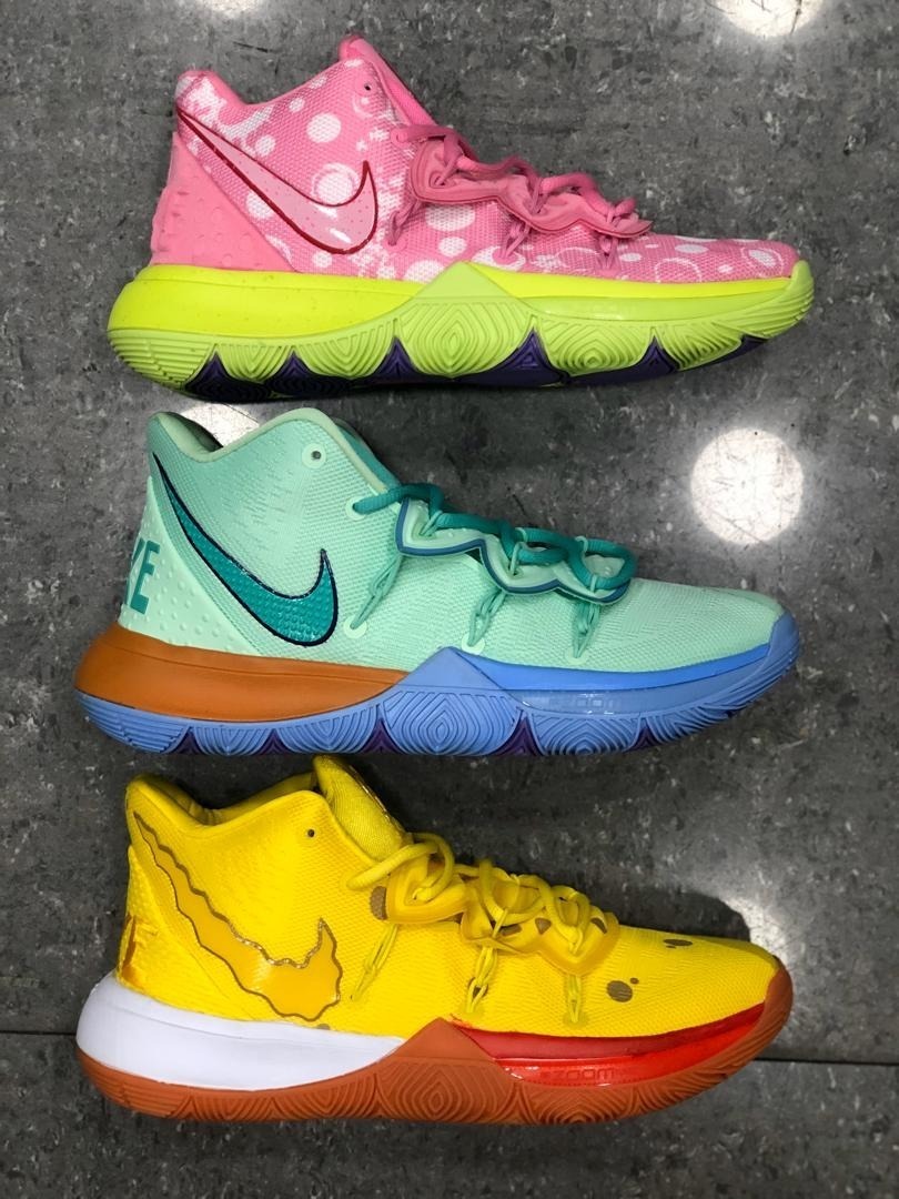 Nike * Kyrie Irving 5 * Bob Esponja * Made Vietnam * Damas - Bs.  9.169.000,00 en Mercado Libre