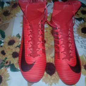 botines mercurial rojos