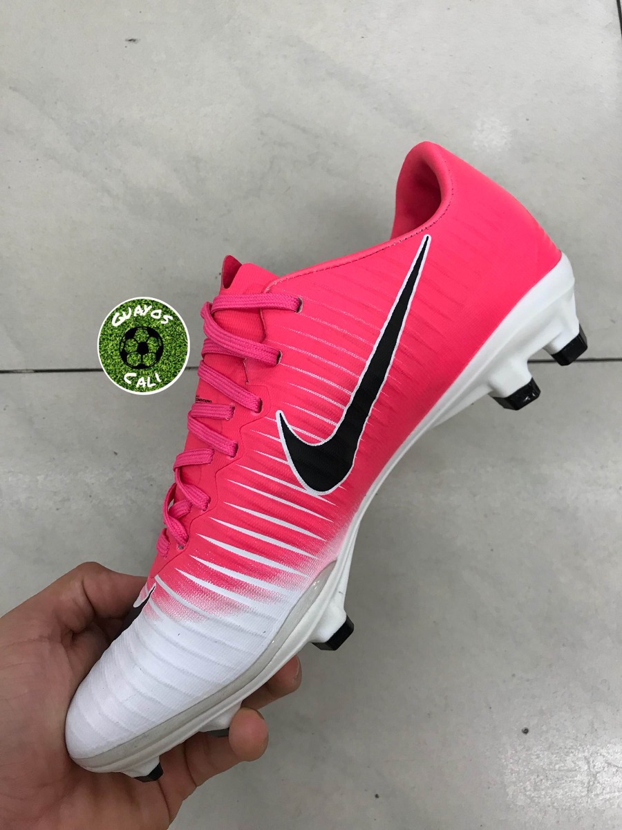 guayos nike mercurial rosados