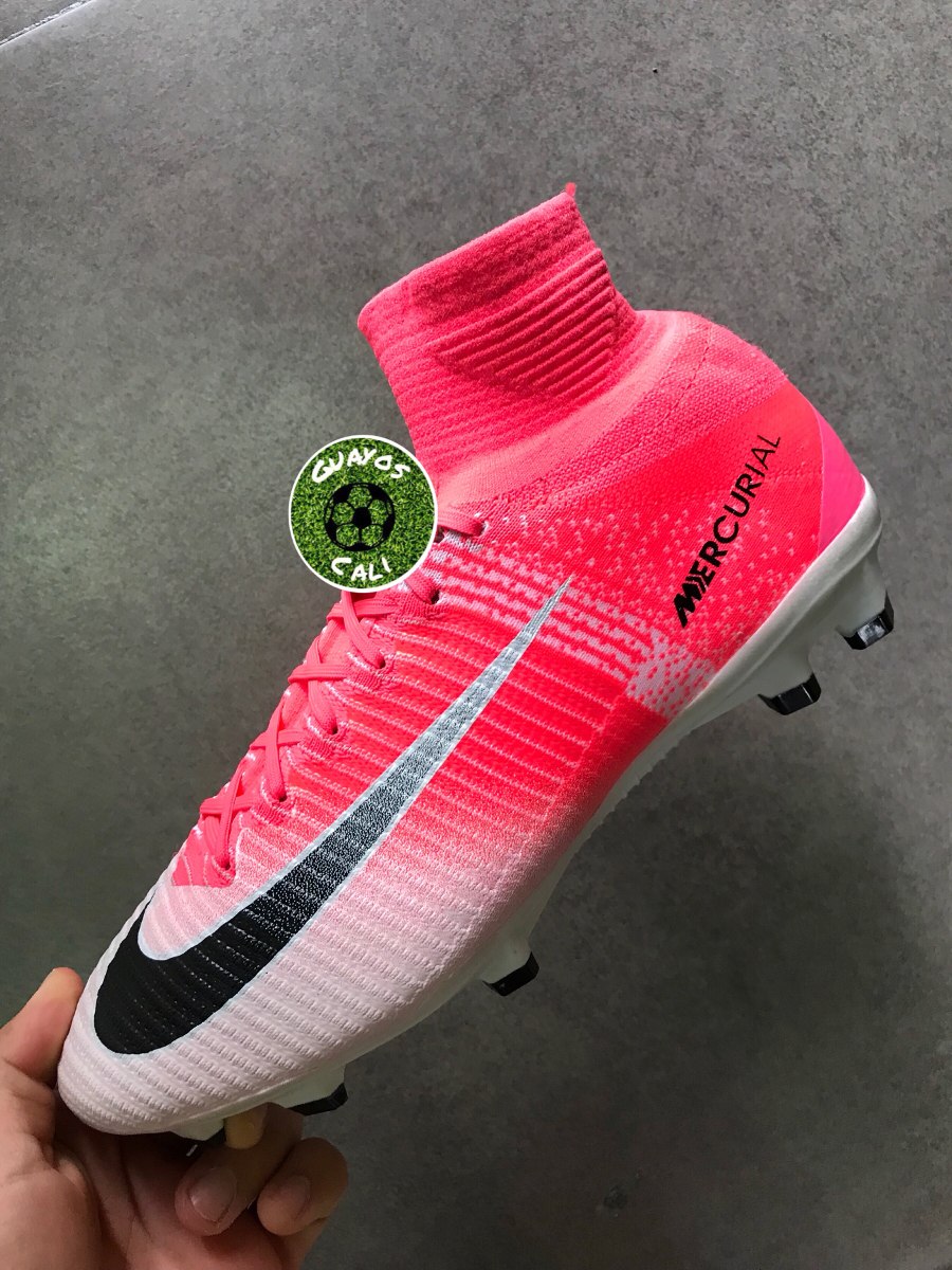 guayos nike mercurial rosados