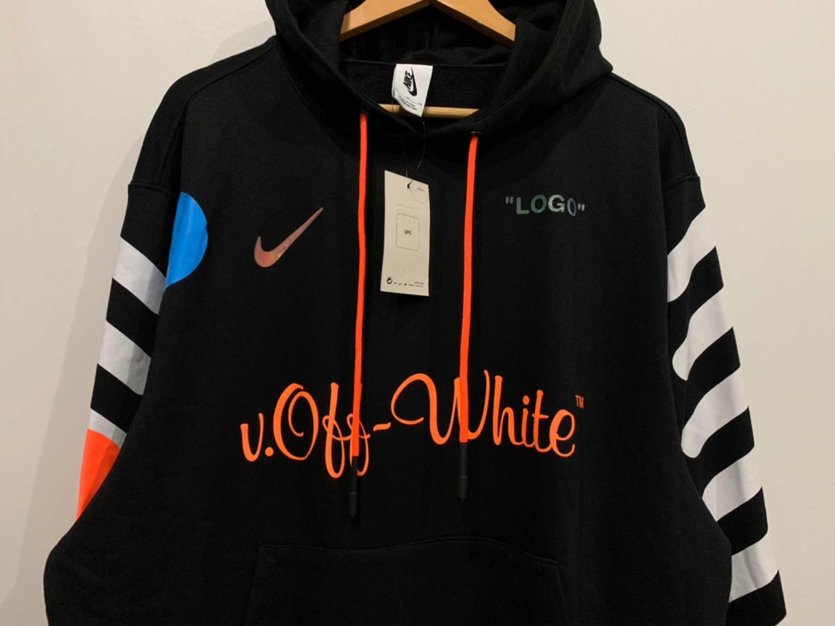 sudadera nike por off white