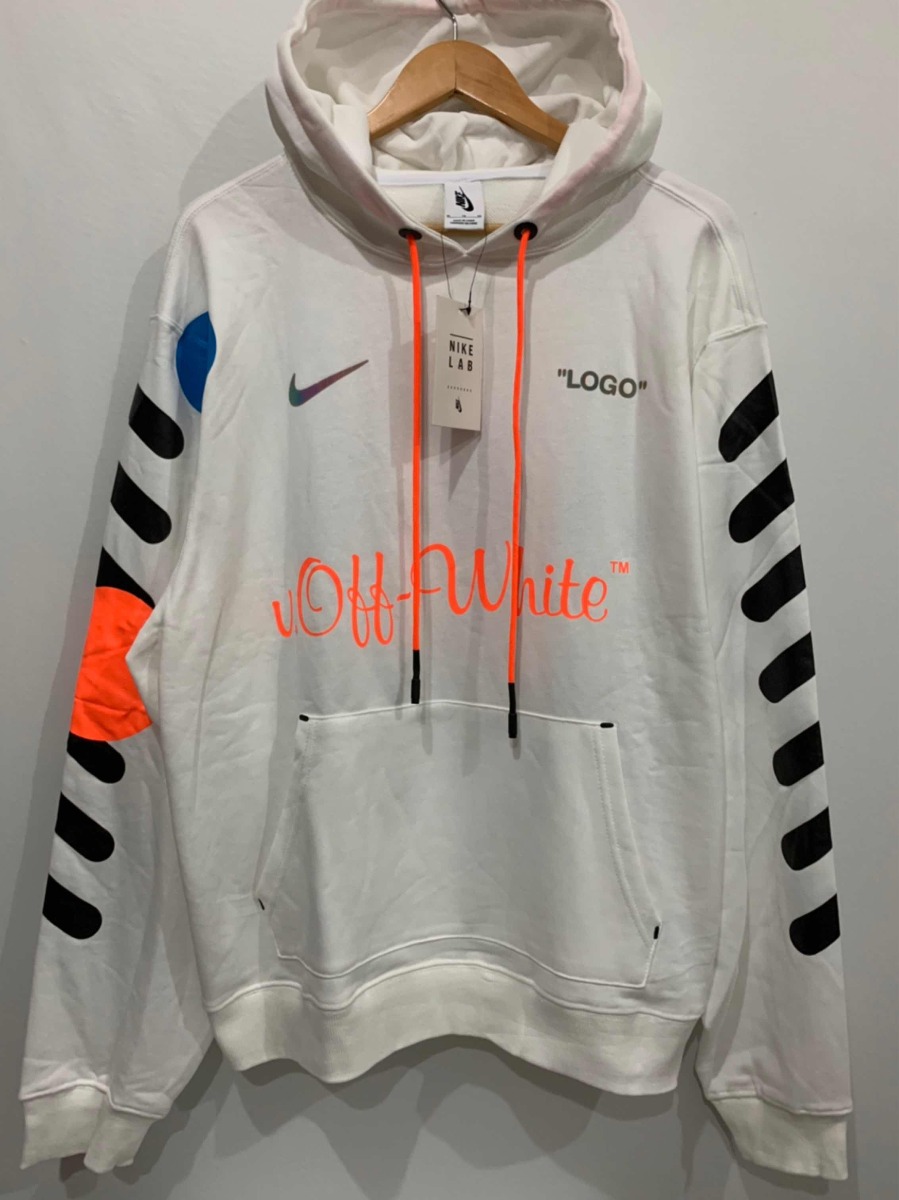 sudadera nike por off white