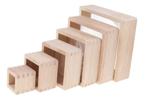 De Niños Buliding Madera Juguete Aumento Montessori Bloques thQdCsrx