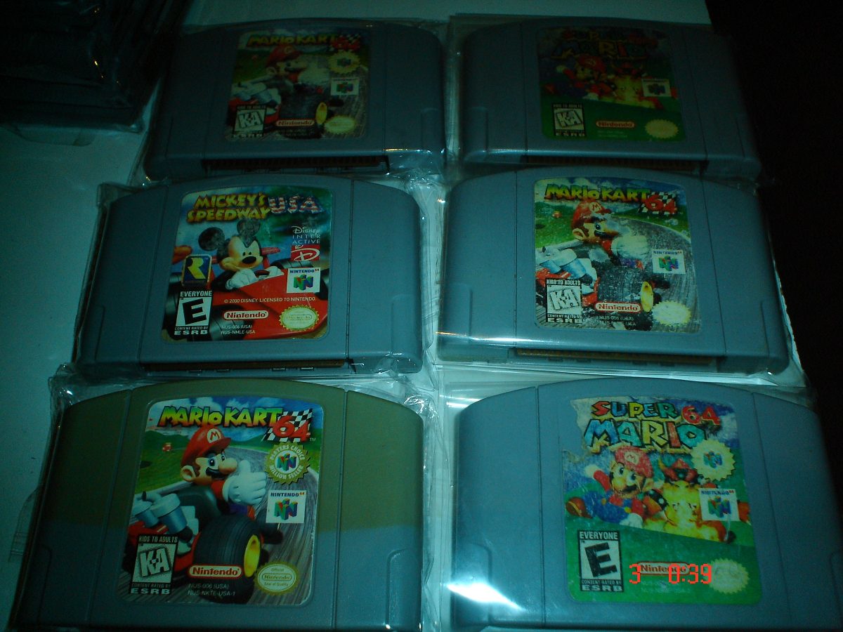 Nintendo 64 Paquete 5 Juegos Pokemon Donkey Perfect 4a N64 ...
