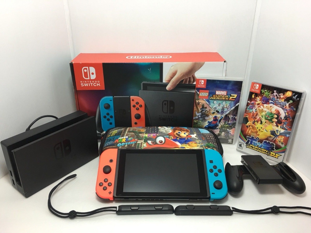 Nintendo Switch Joy-con Neon + 2 Juegos Originales - $ 950.000 en Mercado Libre