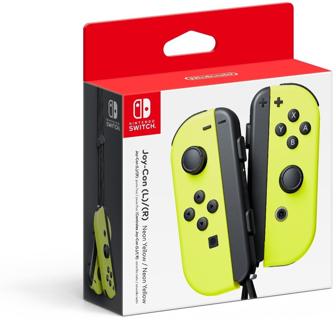 Nintendo Switch Joycon Joy-con Control Neon Amarillo Yellow - $ 1,950.