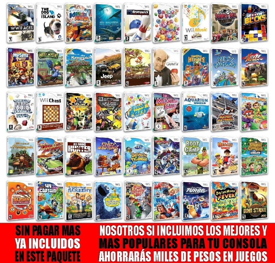 Nintendo Wii Con Disco Duro 2000 Juegos Envio Gratis 295000 En
