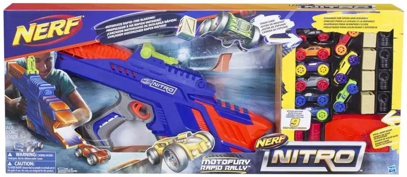 pistola de carros nerf