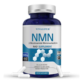 Nmn Suplemento Antioxidante 500mg 60 Cáspulas Vivalifer