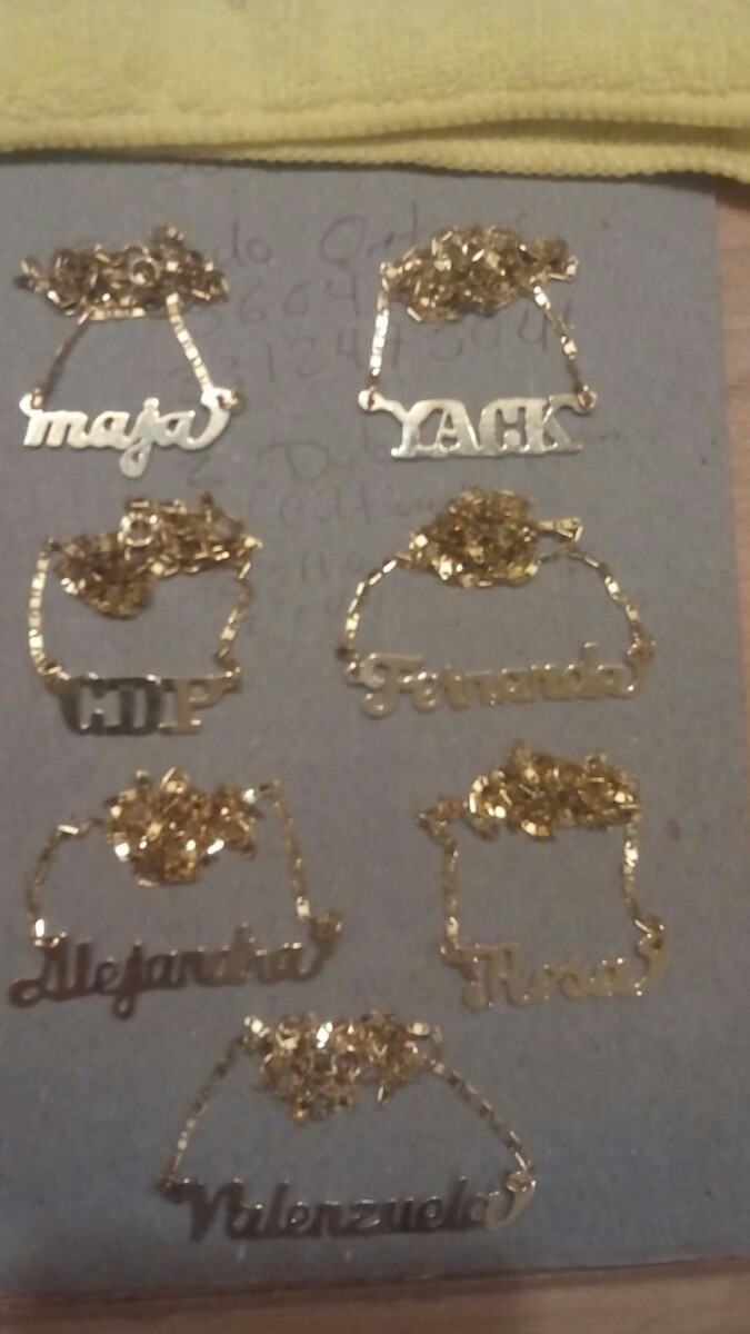cadenas con nombre chapa de oro nombres en chapa de oro 14 k 155 00 en mercado libre cadenas con nombre chapa de oro nombres en chapa de oro 14 k 155 00 en mercado libre