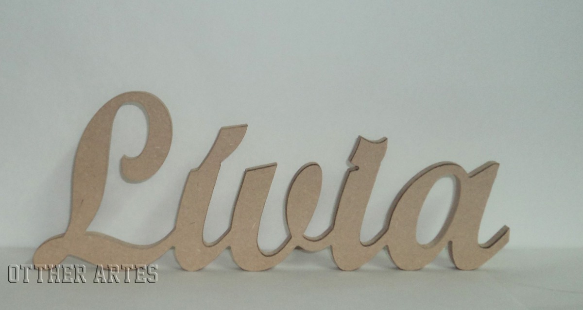 Nome Em Mdf Fonte Cursiva, 30cm Comprimento X 9mm Fica Em Pé R$ 15,90 em Mercado Livre Nomes Em Mdf ~ Nome Em Mdf Fonte Cursiva, 30cm Comprimento X 9mm Fica Em Pé R$ 15,90 em Mercado Livre