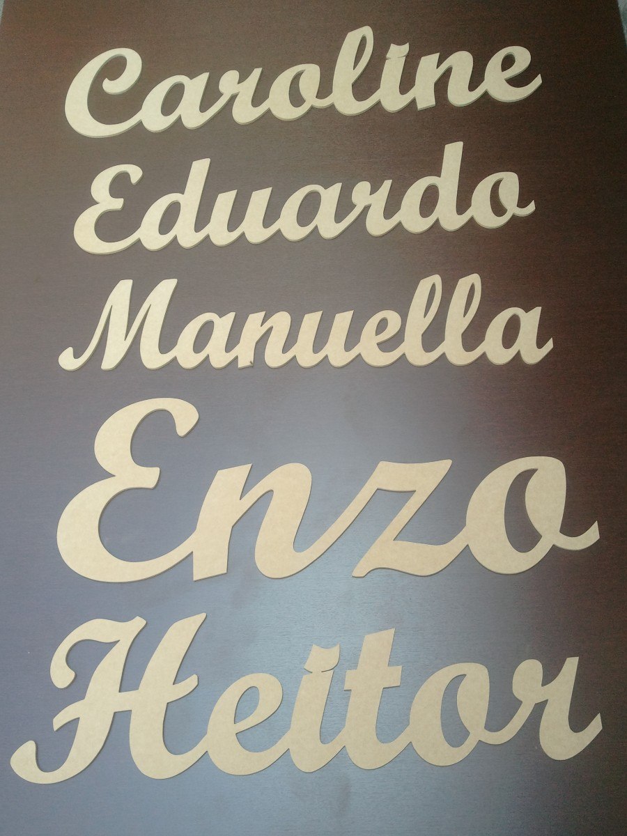 Nomes Em Mdf Estilo Provençal R$ 20,00 em Mercado L Nomes Em Mdf ~ Nomes Em Mdf Estilo Provençal R$ 20,00 em Mercado L