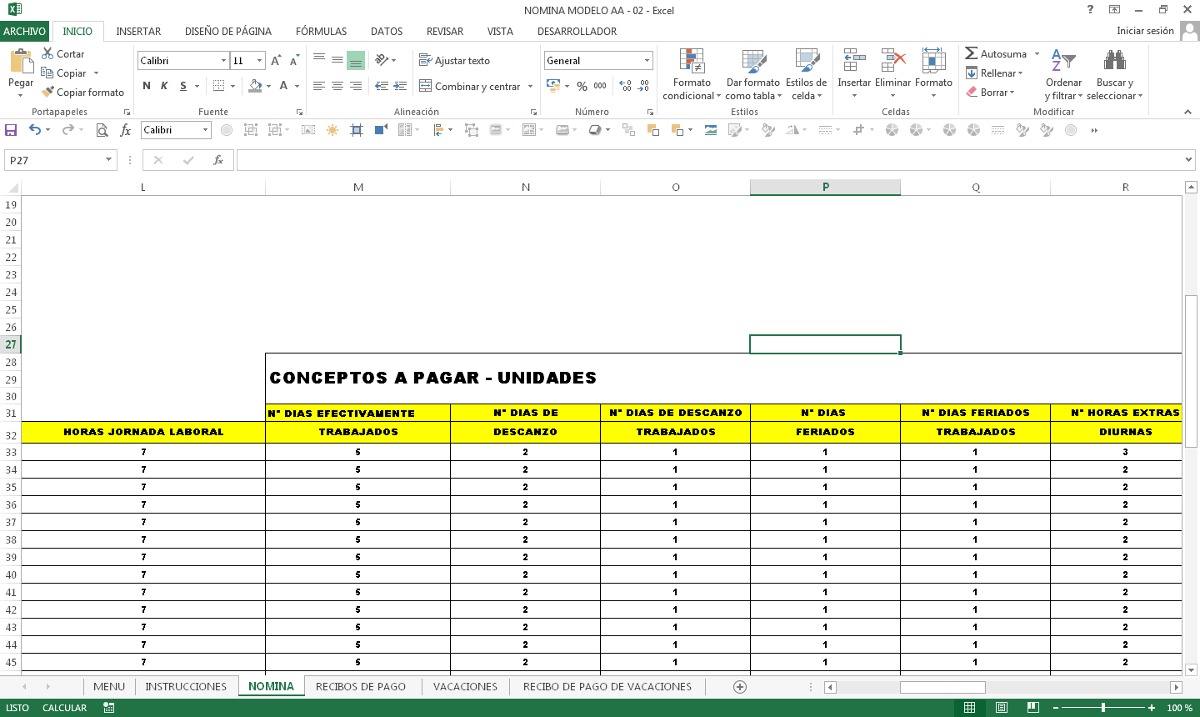 descargar recibos de nomina en excel gratis descargar recibos de nomina en excel gratis