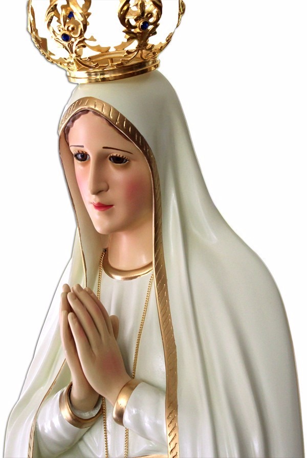 Nossa Senhora De Fatima 120cm Em Resina R 4.800,00 em
