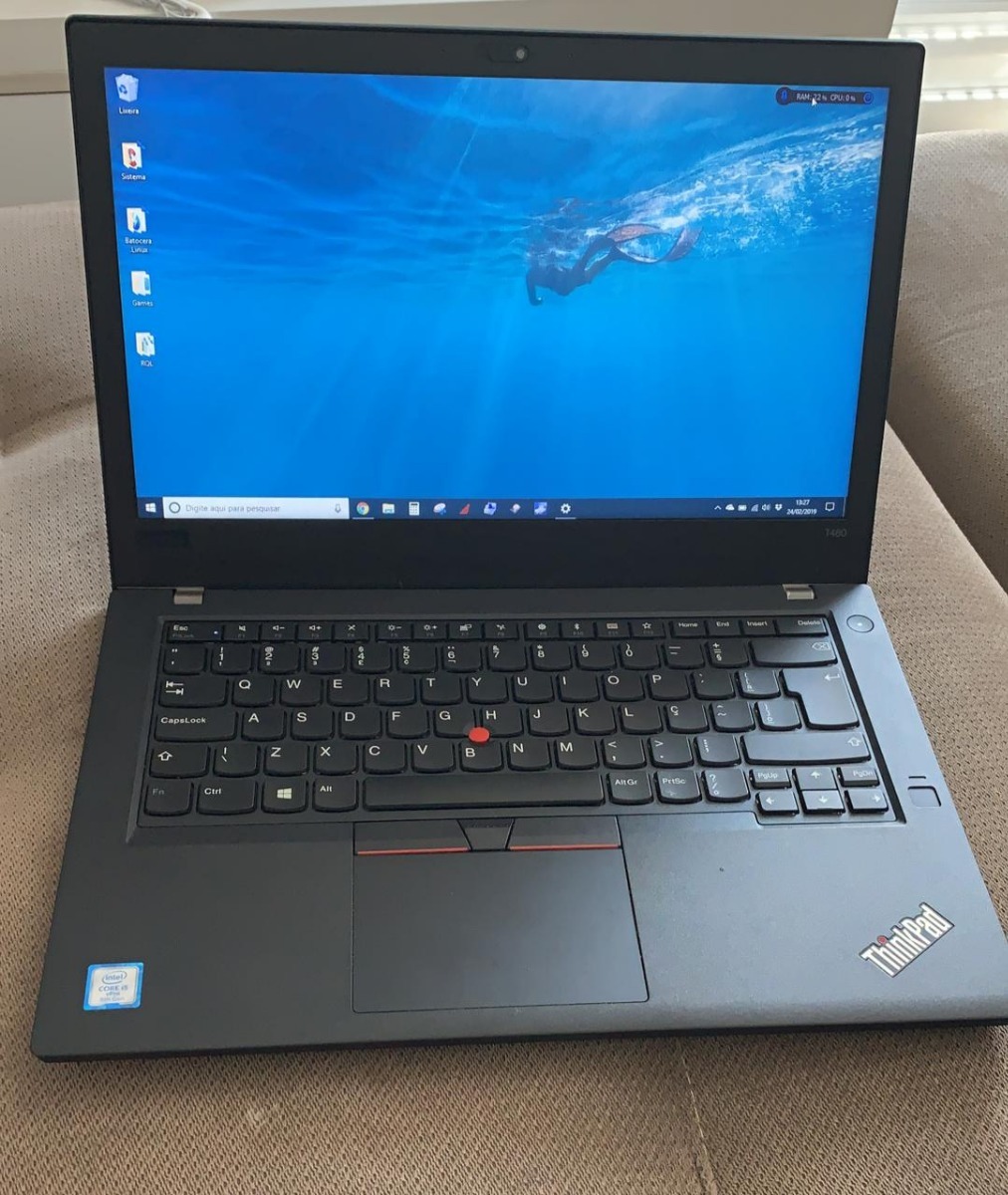 Notebook Lenovo T480 I58350u 8gb Ddr4 Ssd240gb  R$ 2.880,79 em