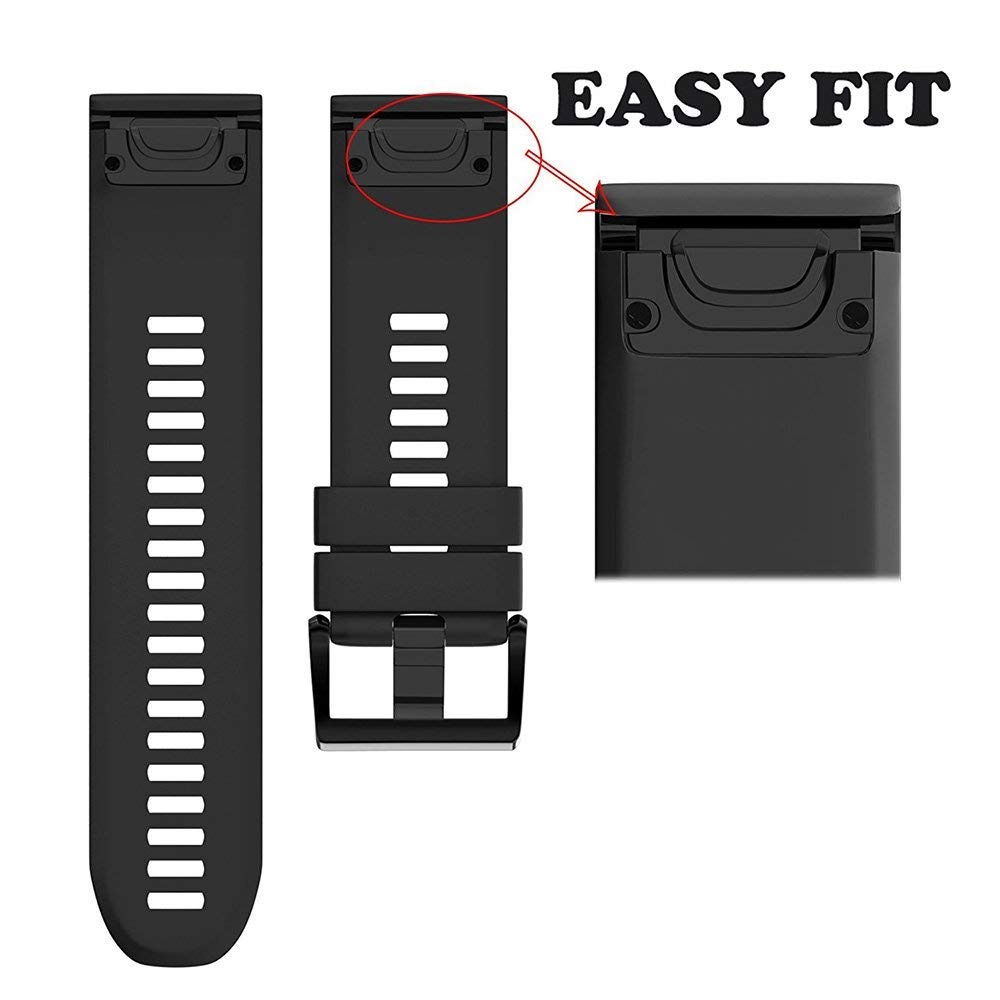 Notocity Garmin Fenix 5x Banda Correa Reloj Silicona Suave 2 - $ 820.42 en Mercado Libre
