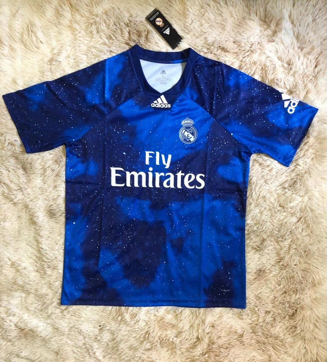 camisa azul real madrid 2019