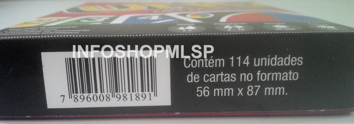 Novo Baralho Uno Fabricado Pela Copag E Mattel C/ 114 