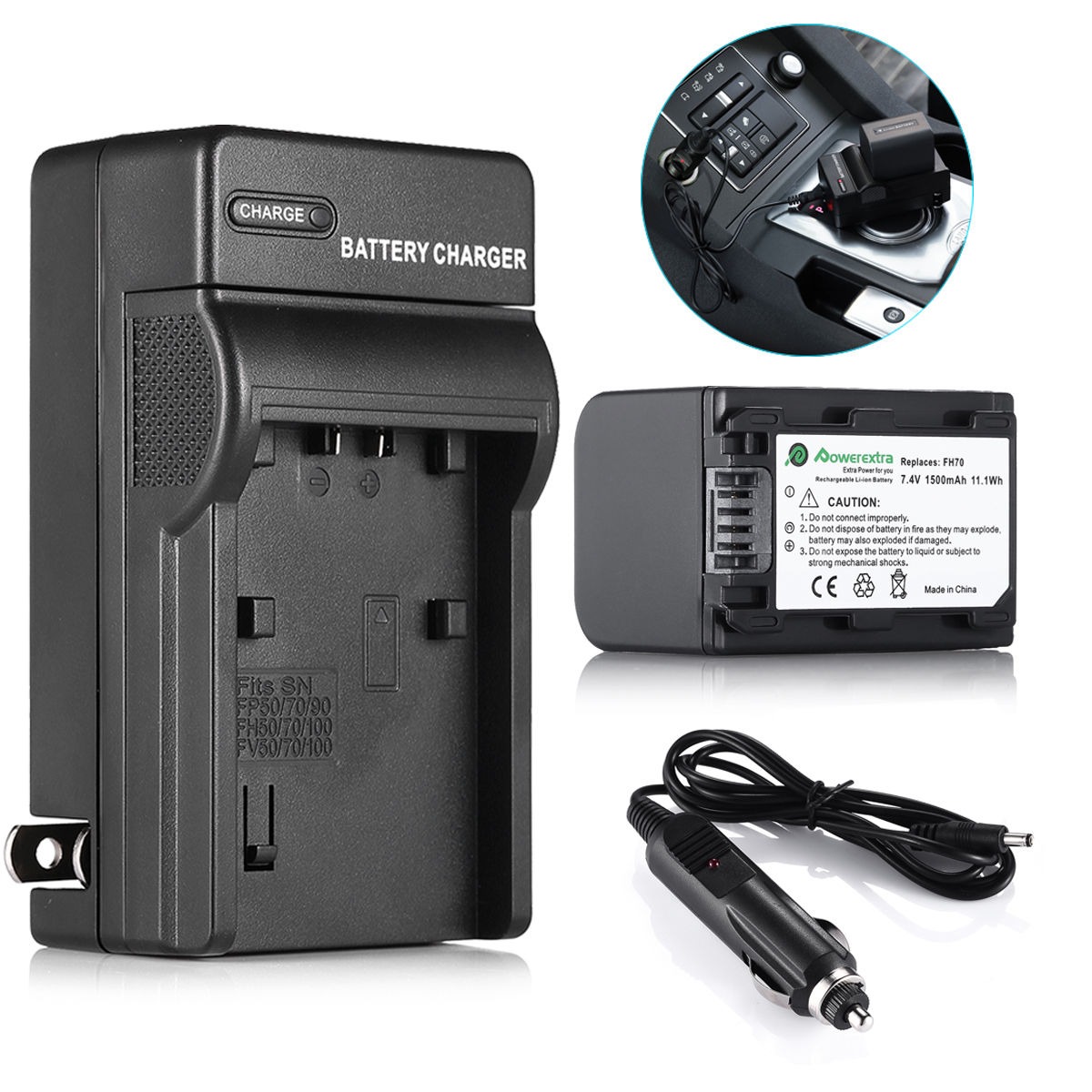 De pared AC batería Power Cargador Adaptador Para Sony videocámara Hdr-ux5 e Hdr-ux7 E