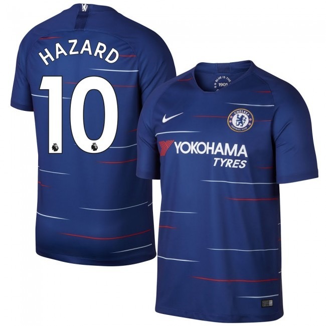 Nueva Jersey Chelsea De Eden Hazard 10 Home Kit 2018-2019 ...