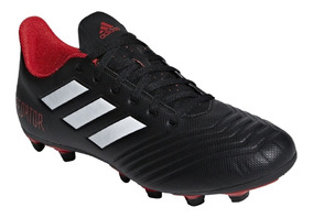 botines adidas negro y rojo