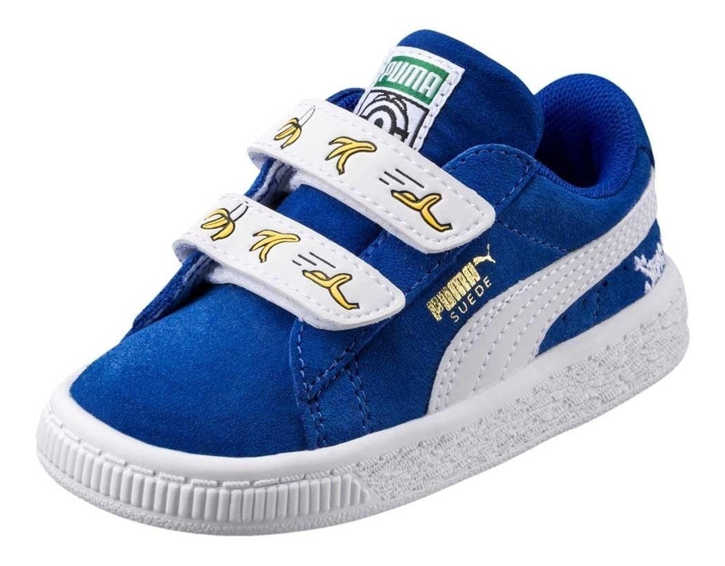 Zapatos Stuart Velcro Tenis Nuevos Puma Minions Niños Ibgf6yvmY7