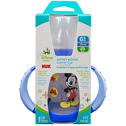 NUK Disney Learner Sippy Cup Mickey Mouse 5oz 1pk