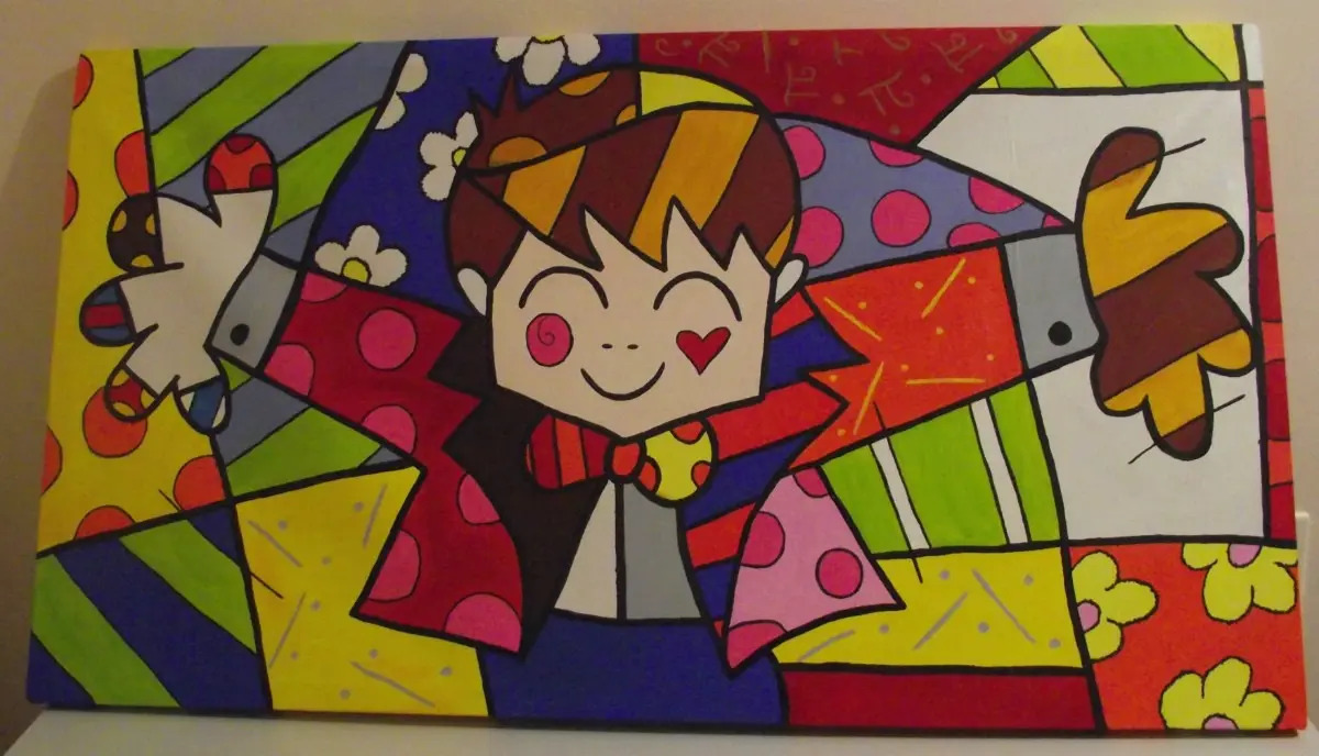 Obra O Abraço De Romero Britto - REVOEDUCA