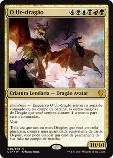O Ur-dragão The Ur-dragon Carta Magic The Gathering Mtg 