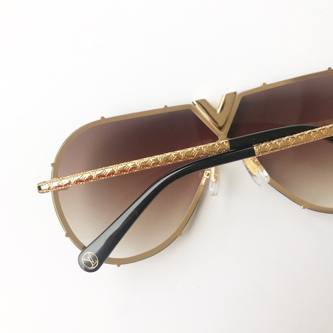Óculos De Sol Louis Vuitton Drive Lv Máscara Aviador - R$ 499,00 em Mercado Livre