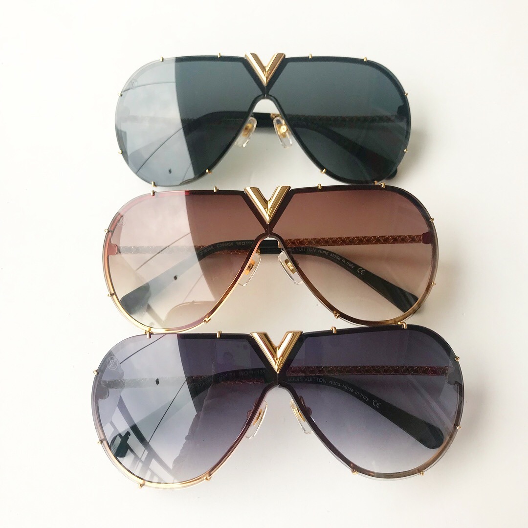 Óculos De Sol Louis Vuitton Drive Lv Máscara Aviador - R$ 499,00 em Mercado Livre
