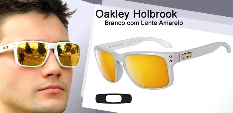 oakley holbrook branco lente 24k oakley holbrook branco lente 24k