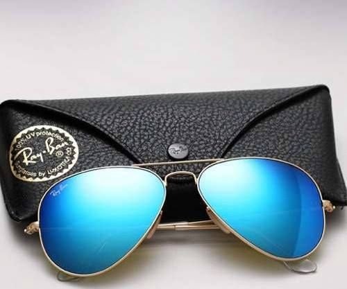 oculos ray ban aviator azul espelhado oculos ray ban aviator azul espelhado