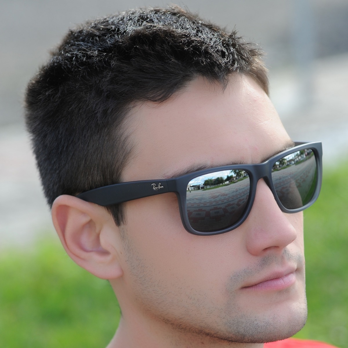 oculos masculino rb 4165 ray ban justin espelhado polarizado oculos masculino rb 4165 ray ban justin espelhado polarizado