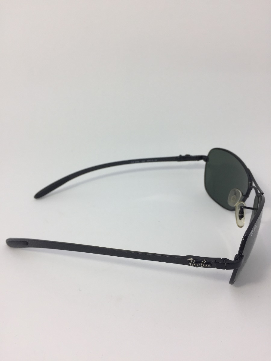 ray ban rb8302 tech sunglasses black frame crystal green