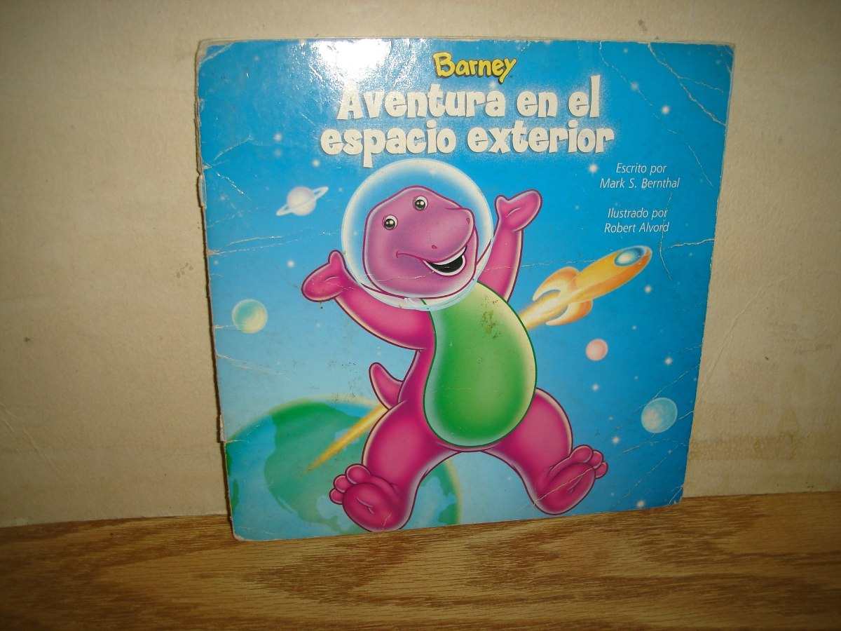 (of15) Cuento Barney, Aventuras En El Espacio - $ 80.00 en Mercado Libre