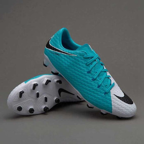 nike hypervenom celeste y blanco