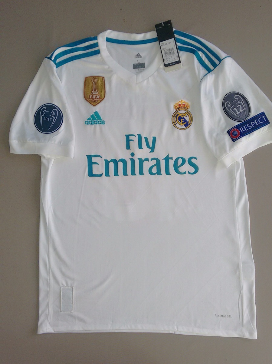 Oferta!! Jersey Real Madrid 2017-18 Home Champions League ...