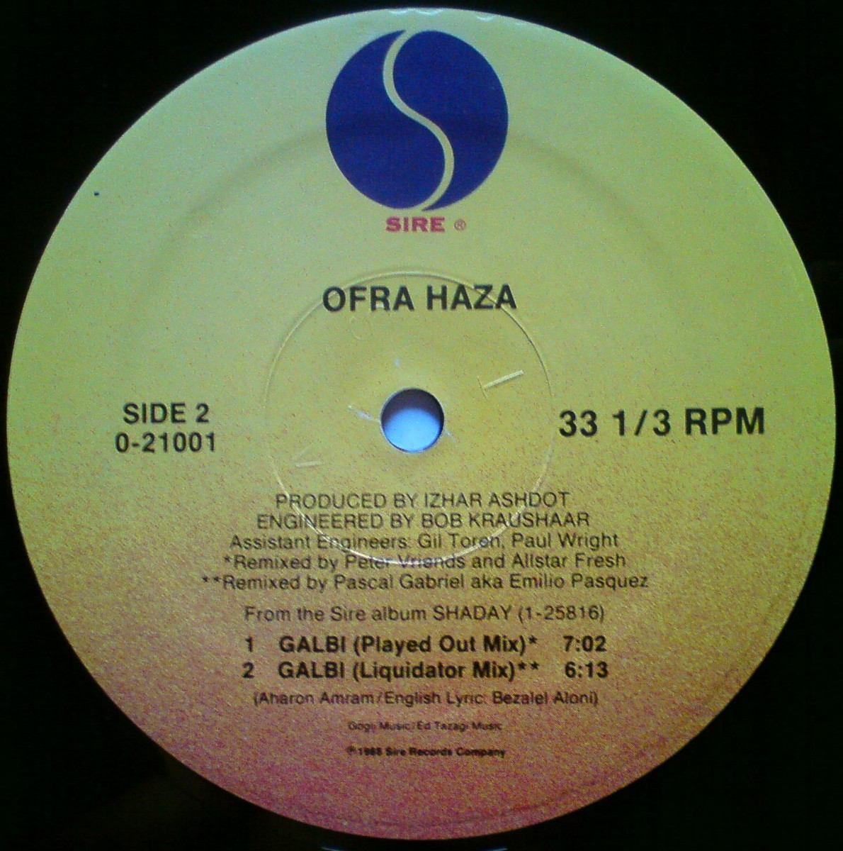 Ofra Haza Im Ninalu Mix Paula Abdul And Madonna Mdna 90s 599 99